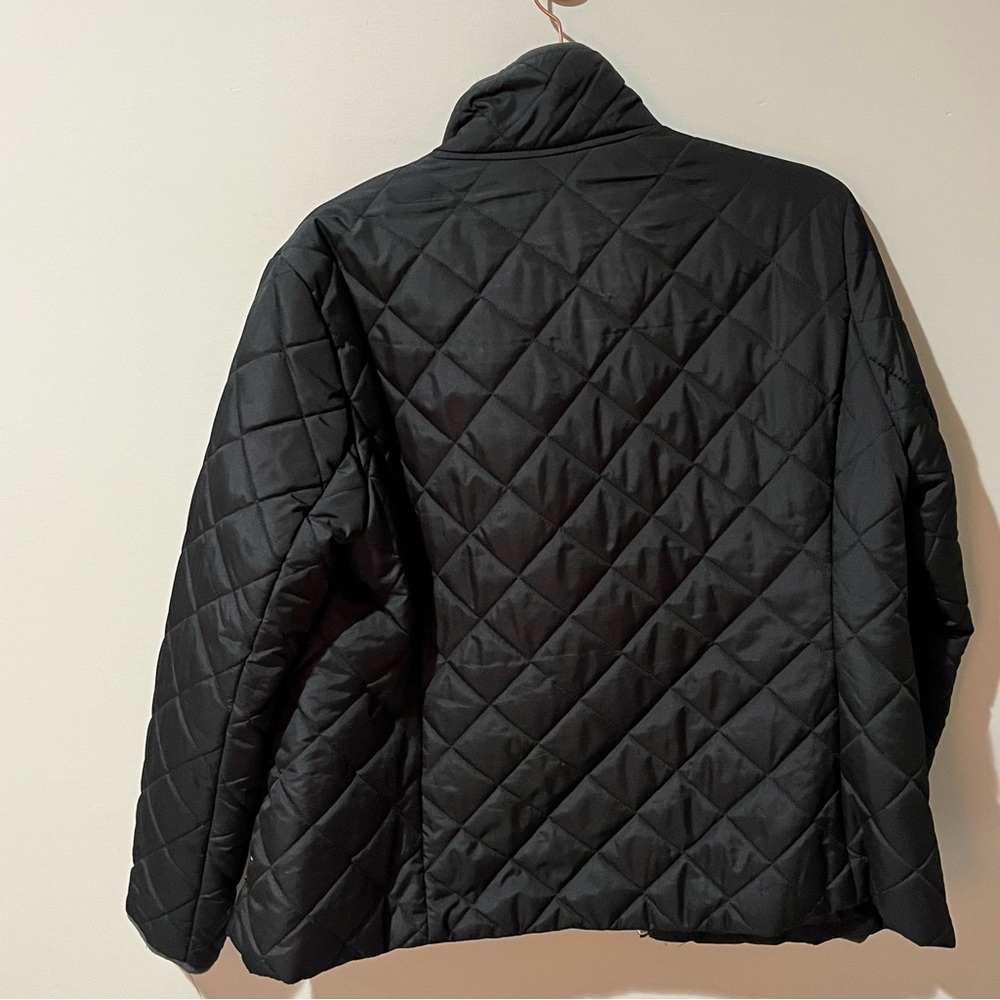Old Navy Black quilted liner jacket - size large - Picture 6 of 6